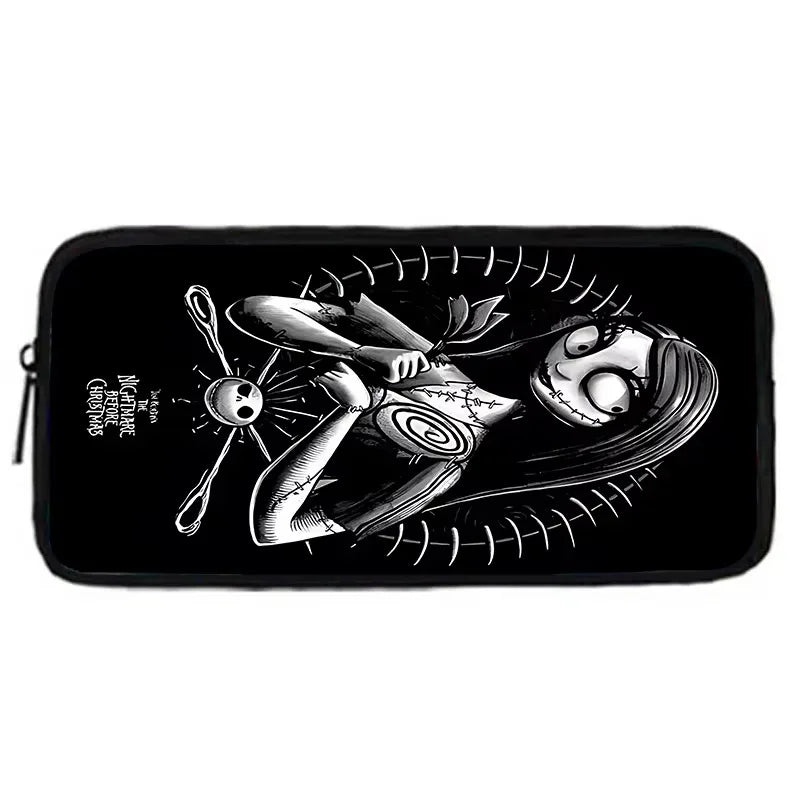 The Nightmare Before Christmas Child School Backpack with Lunch Bags ,Pencil Bags ,School Bags for Boys Girls Best Gift XHOO1-BD-079-A2