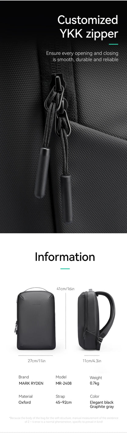 Mark Ryden 2025 new lightweight men's short distance travel high quality large capacity backpacks