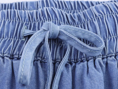 HH Women Solid Pant Sets Short Sleeves Bow Single-breasted Turn-Down Collar Shirts+Autumn Elastic Waist Pockets Wide Leg Pants Badiee Stylez