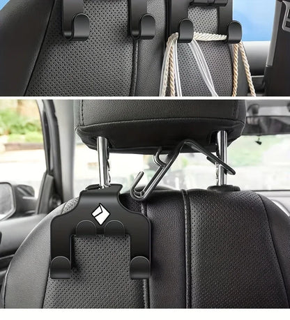2024 Car Seat Headrest Hook Hanger Storage Organizer  Universal for Handbag Purse Coat Cell Phone Car Interior
