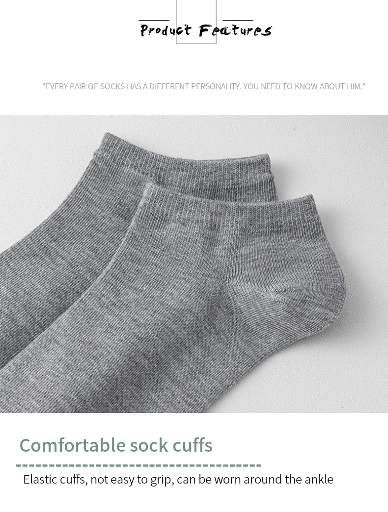 Unisex 40/20/10 Pairs of Solid Color Socks, Soft and Lightweight Ankle Socks, WOMEN'S Casual Boat Socks, Low Cut Ankle Socks Badiee Stylez