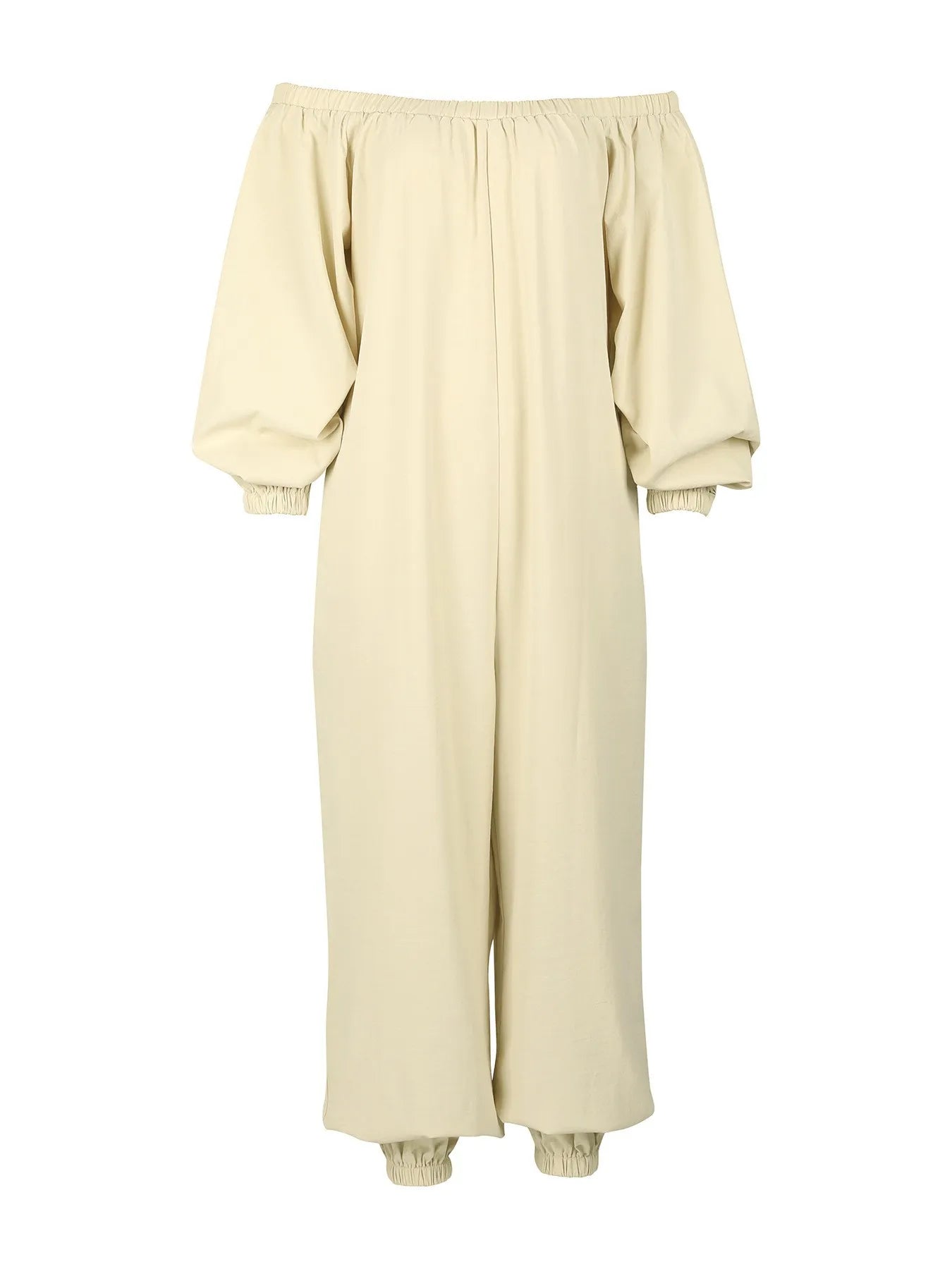 Women's autumn and winter new fashion and comfortable linen long-sleeved sexy wide-leg jumpsuit Badiee Stylez