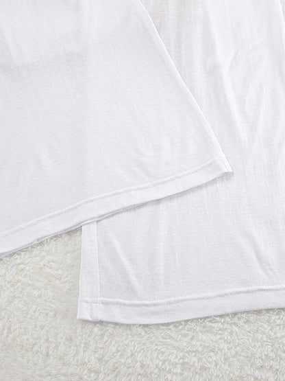 Marthaqiqi New Summer Female Nightgowns Suit Sexy Tank Tops Pajamas Sleeveless Sleepwear Pants Casual Ladies Nightie 2 Piece Set