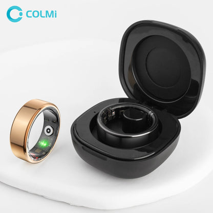 2024 COLMI R02 Smart Ring with Charging Case for Men Women, Battery Life, 39 Days, Health Monitor, 5ATM Waterproof Badiee Stylez