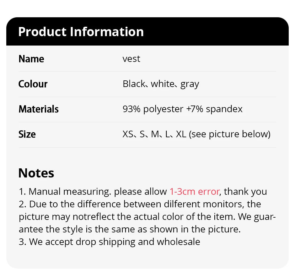 3-piece Ladies Solid Color Vest Fashion Joker Young Woman Threaded Camisole