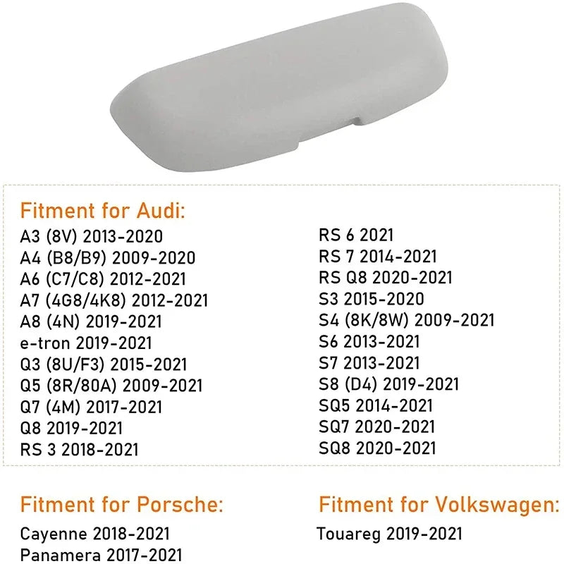 Interior Sunglasses Case Holder for Audi A3 A4 A6 A7 A8 for Porsche Cayenne / Panamera for VW Touareg Glasses Case Box Organizer