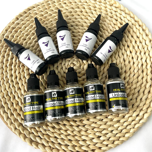 V-Light glue 20g for Tape hair extension tool professional V-Light Technology glue for HairExtension Wig Hair Piece