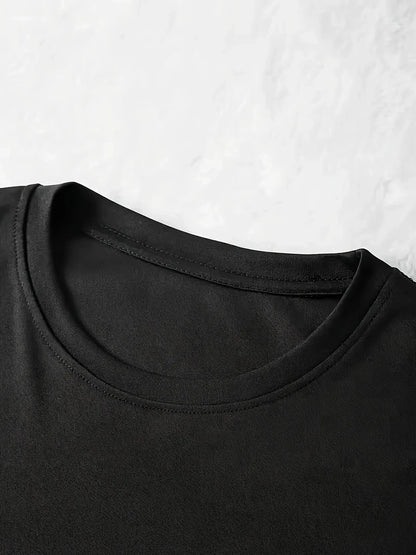 Women's summer Rose print loose size casual round neck short sleeved T-shirt shorts two-piece set Badiee Stylez