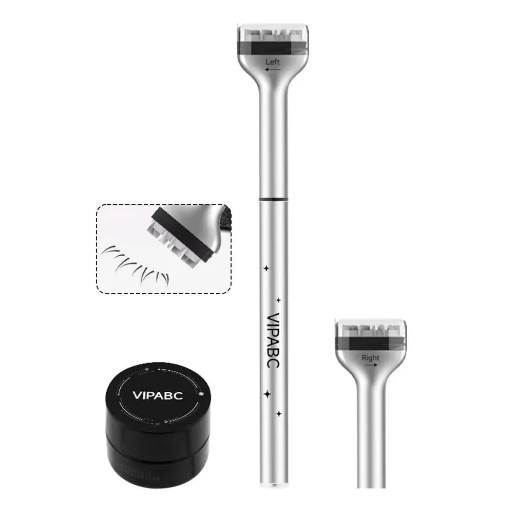 Dezone Lower Eyelashes Stamp Pen Waterproof Sweatproof Korean Makeup Cosmetics Natural-looking Eyelash 3 In 1