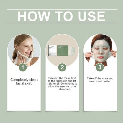 1/4Pcs Deep Collagen Overnight Face Mask Seaweed Collagen Essence Hydrating Overnight Hydrogel Mask Improve Elasticity, Firming