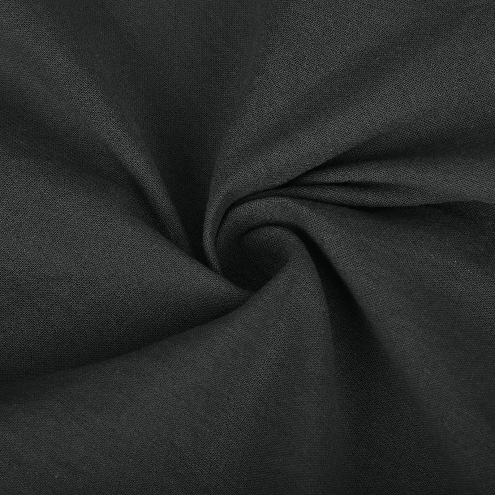 Female Fashion Solid Color Elastic High Waist Pocket Button Up Loose Cotton Linen Five Length Shorts Summer Soft Comfort Pants