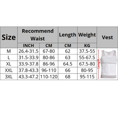 Mens Body Shaper Compression Vest Abdomen Shapewear Tummy Slimming Sheath Gynecomastia Shapers Corset Waist Trainer Fajas Tops Badiee Stylez