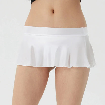 Women's Erotic Super Short Skirts Night Dress Wet Look Party Mini Skirt Sexy Lingerie Wine Red Pink Black SKY BLUE CHINA