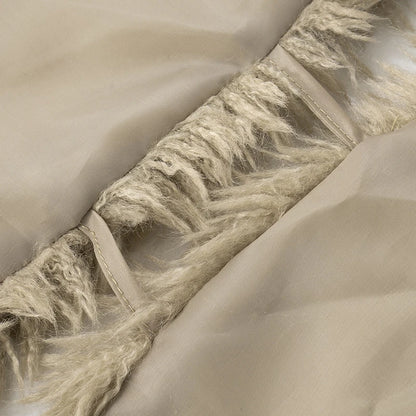 BKLD Sexy Temperament Fluffy Tops For Women High Street Y2K Nightclub Outfits Faux Fur Backless Lacing Solid 2025 Vest Waistcoat