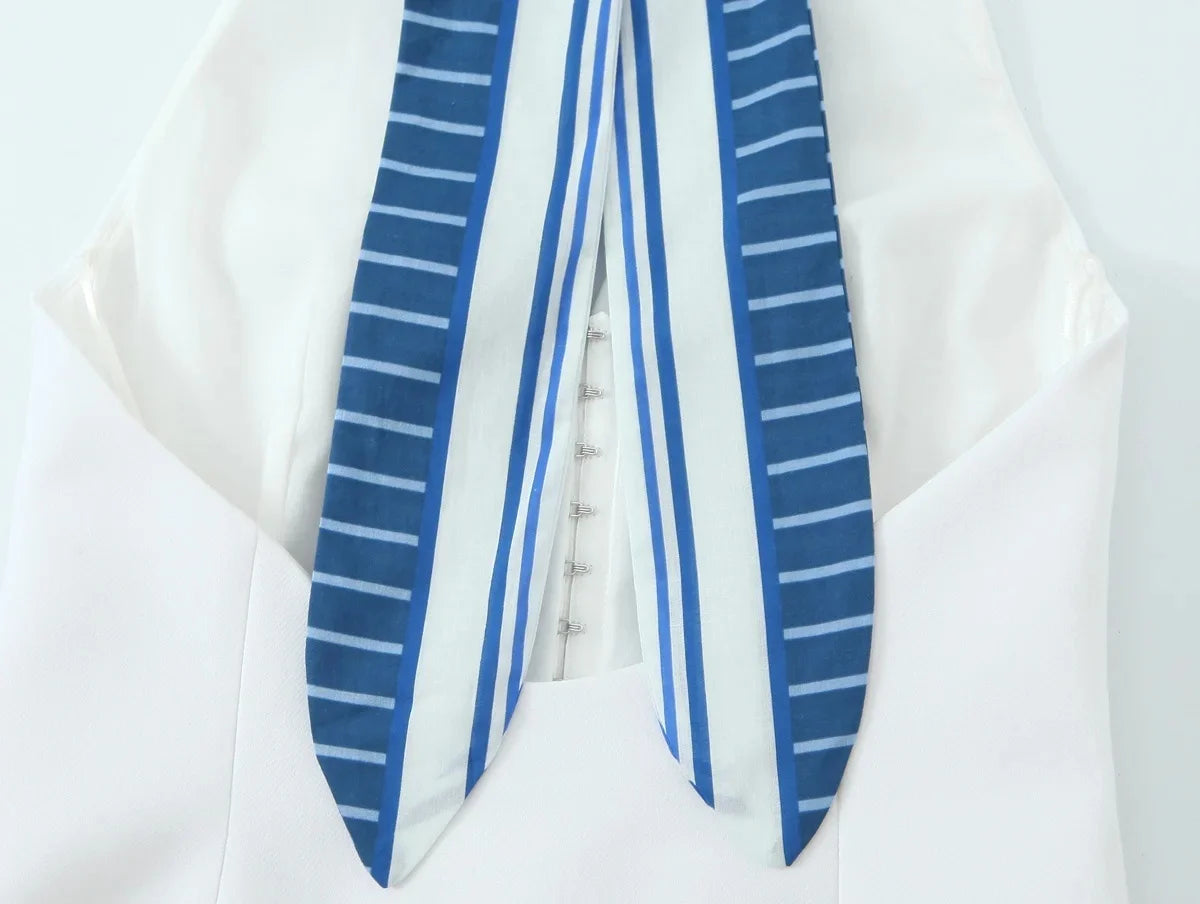 TRAFZA Sweet High Street Slim Lady Set Contrasting Colors Tops Or Belt Shorts 2025 Summer Fall Fashion Holiday Cute Shorts Set Badiee Stylez