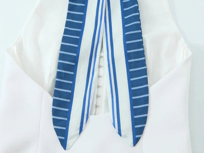 TRAFZA Sweet High Street Slim Lady Set Contrasting Colors Tops Or Belt Shorts 2025 Summer Fall Fashion Holiday Cute Shorts Set Badiee Stylez