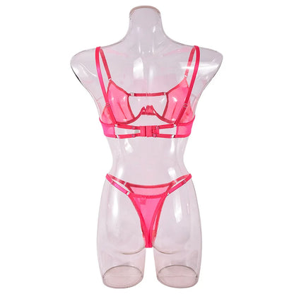 Ellolace Rhinestone Lingerie Onlyfans Kit Sexy Push Up Underwear Without Censorship Matching-Two-Piece Onlyfans Fantasy Clothing
