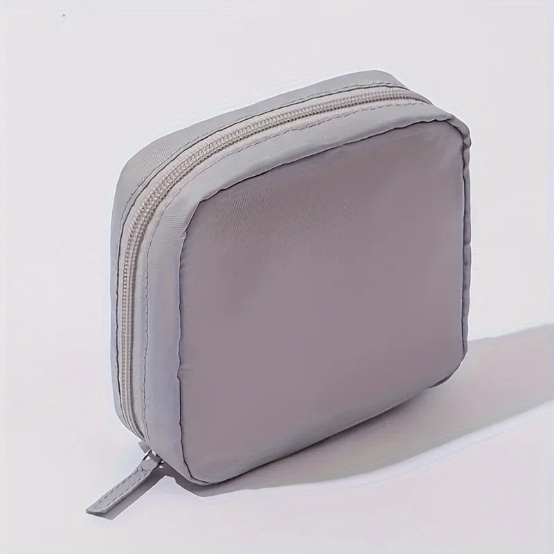 1pc Water-Resistant Feminine Product Pouch - Portable Period Kit Bag with Discreet Sanitary Napkin Storage, Menstrual Cup Pouch Badiee Stylez