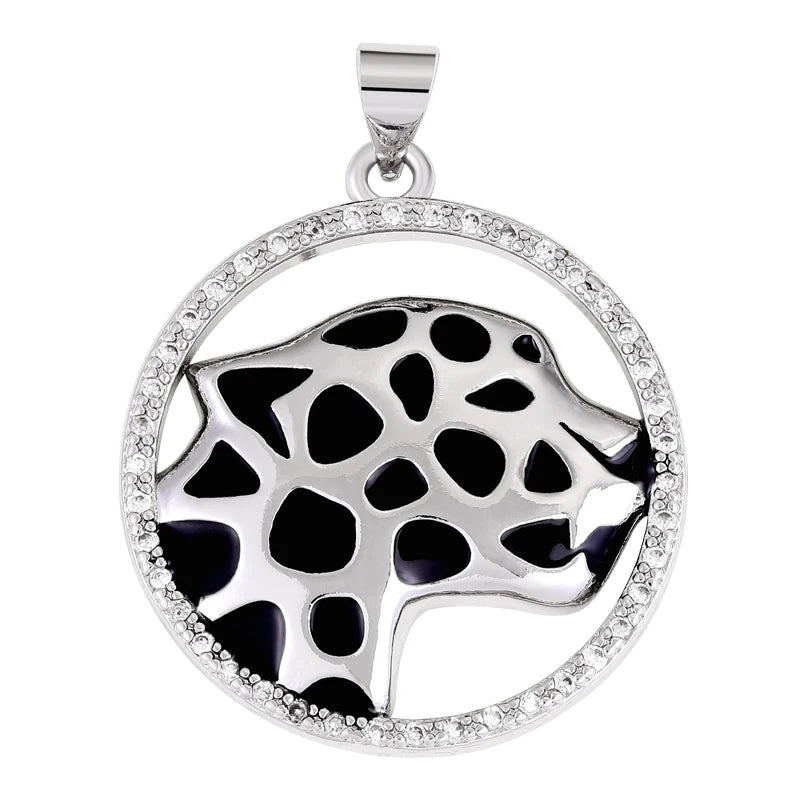 Juya Handmade Luxury Rainbow Zirconia 18K Gold Plated Decoration Snake Charms For DIY Fashion Talisman Jewelry Making Supplies White Gold CHINA