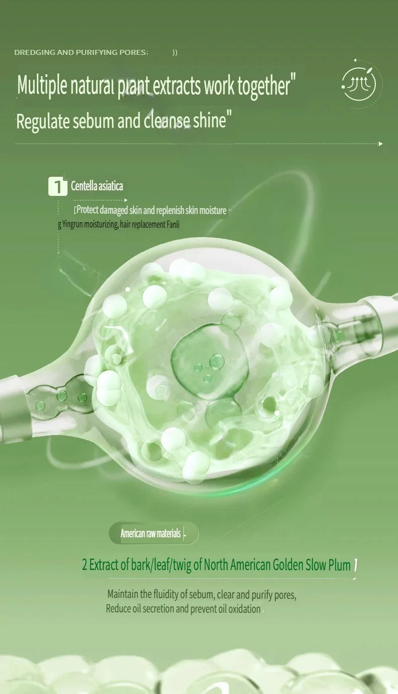 Salicylic Acid Pore Shrinking Cream Reduce Large Pore Tighten Refining Face Repair Rough Dull Pore Brighten Moisturize Skin Care