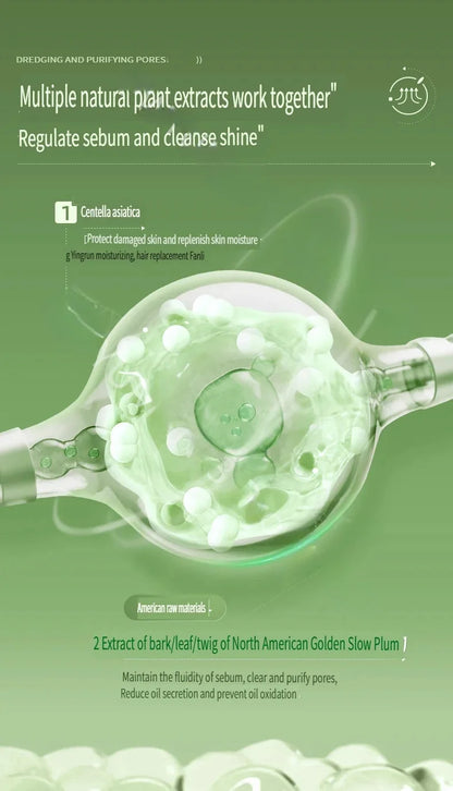 Salicylic Acid Pore Shrinking Cream Reduce Large Pore Tighten Refining Face Repair Rough Dull Pore Brighten Moisturize Skin Care