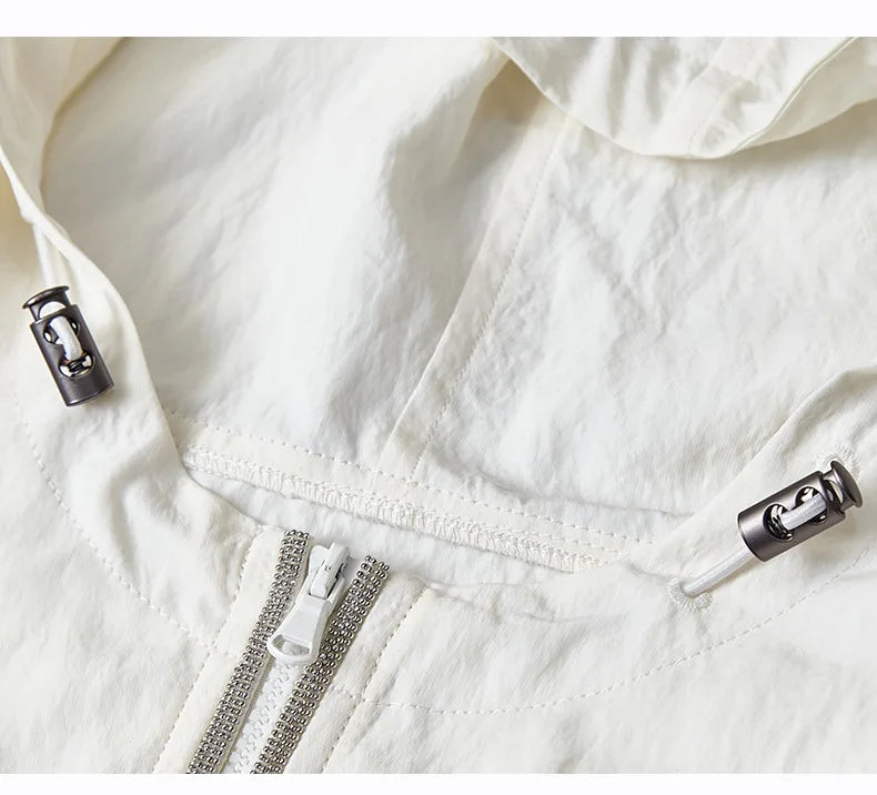 Women's Spring Summer New Hooded suit Casual Sports Fashion Chain Cardigan with Trousers Two-piece Set Badiee Stylez