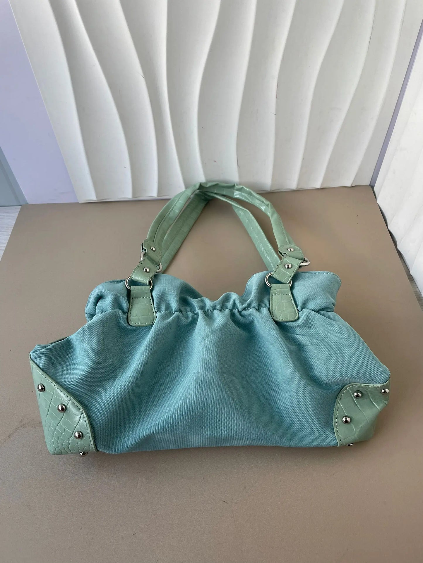 Fashion Canvas Exposure 2025 New Y2K Single-Shoulder Bag Spice Girls Shiny Vintage Underarm Trendy Large Capacity Women Totes