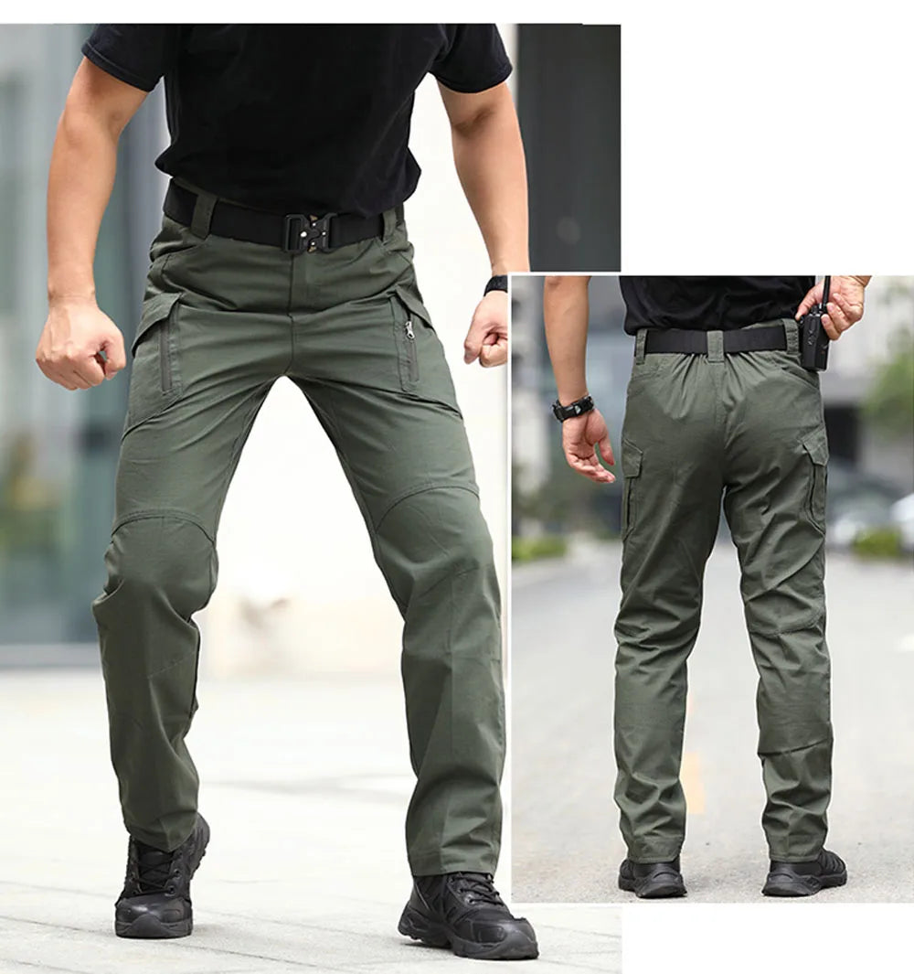 City Tactical Cargo Pants Classic Outdoor Hiking Trekking Army Tactical Joggers Pant Camouflage Military Multi Pocket Trousers - Badiee Stylez