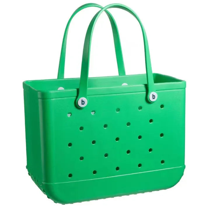 XL Eva Beach Boggs Bag Waterproof Extra Large Tote Bag Beach Basket Women Picnic Handbag 48cm XL Tote Bag Rubber shopping Bags Green XL