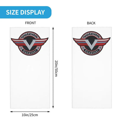 Vulcan Motorcycle Modren Bandana Neck Cover Printed Wrap Scarf Multi-use Headwear Outdoor Sports Unisex Adult Washable