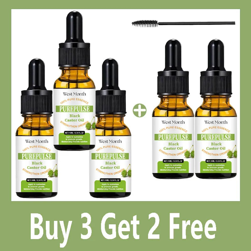 Eyelash Fast Grow Serum Lengthen Thicken Natural Curl Enlargement Eyelash Growth Natural Eyelashes Growth Serum in a week Buy 3 Get 2 Free