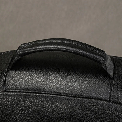 Hot Sale 15.6" Men Laptop Backpack Genuine Leather Waterproof Backpack Fashion Travel Bags School Bag Leather Bookbag Daypack