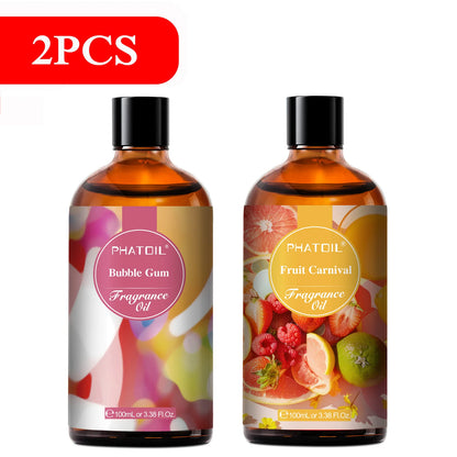 PHATOIL 100ml Fragrance Oil Coconut & Vanilla Bubble Gum Sea Breeze White Musk Aroma Fragrance Oils For Candles Soap Making - Badiee Stylez