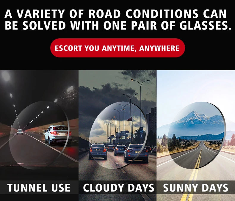 SZTZX Aluminum Rimless Photochromic Sunglasses Men Polarized Day Night Driving Glasses Chameleon Anti-Glare Sport gafas de sol