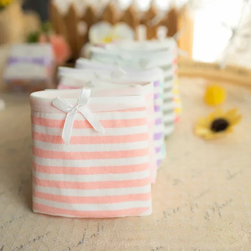 Kawaii Lolita Girls Japanese Anime Style Cosplay Women Panties Briefs With Bow Underwears Underpants Blue Pink White Stripe Gift Badiee Stylez