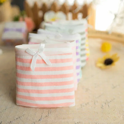 Kawaii Lolita Girls Japanese Anime Style Cosplay Women Panties Briefs With Bow Underwears Underpants Blue Pink White Stripe Gift Badiee Stylez