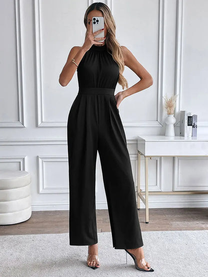 New Women's Jumpsuits Spring Streetwear Fashion Casual Slim Club Party Jumpsuits Sexy Black Sleeveless Female Elegant Clothing Badiee Stylez
