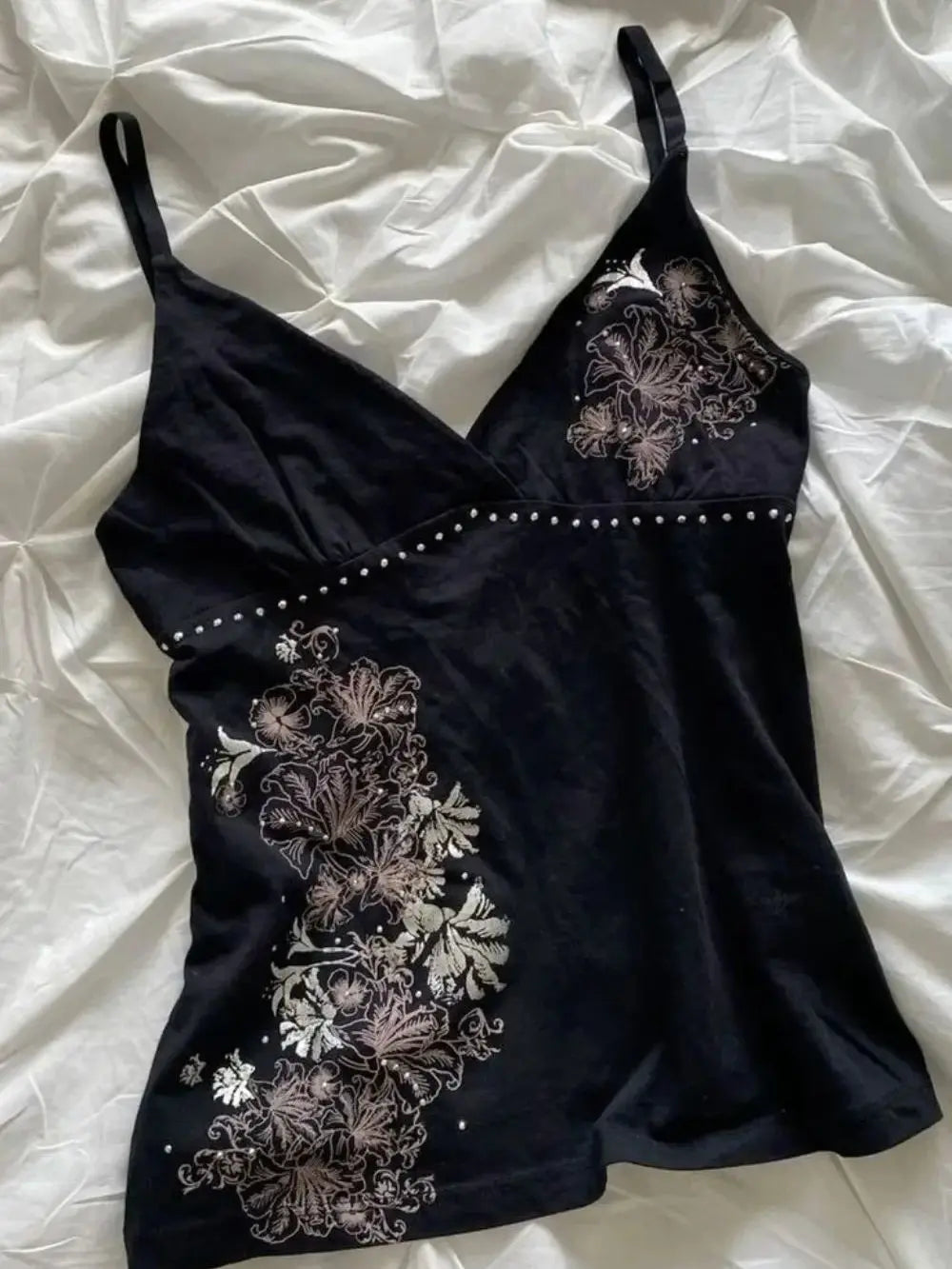 Punk Grunge Camisole Tops Sleeveless Womens Prints Cute Crop Tops Y2K Clothes 2000s Top Aesthetic Streetwear Emo Girls Tank Tops