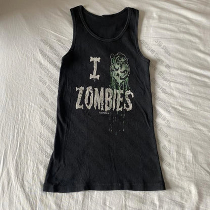 Crop Tops With Suspenders Crop Top Women Aesthetic Gothic Clothes 90s Clothes Vintage Trashy Y2k 2000s Tops Woman 2024 Summer black