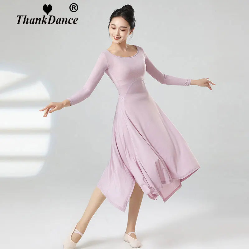 Modern Dance Ballroom Dancing Dress Women Standard Ballroom Dance Dress for Waltz/tango/foxtrot Performance Competition Dress Badiee Stylez