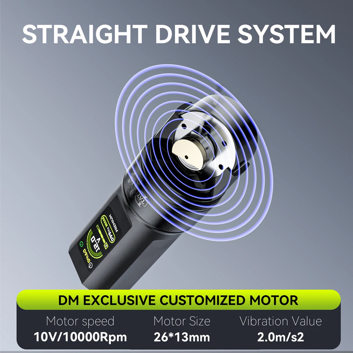 DM Wireless Tattoo Machine Kit Tattoo Pen Kit 4.0MM Stroke 1500mAh High-Capacity Battery For Permanent Makeup Tattoo Gun Kit