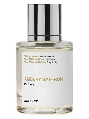 50ML Dossier Ambery Saffron Ambery Vanilla Floral Marshmallow Gourmand White Flowe Arabian Women's Perfume Birthday Present Badiee Stylez