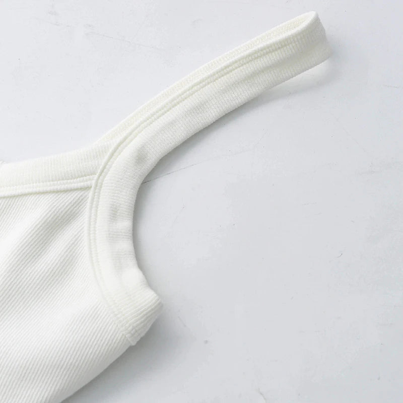 Women Sleeveless Crop Top Tank Tops Summer Sexy Casual Solid Color Streetwear Short Women's T-shirt Camisole Crop топ женский