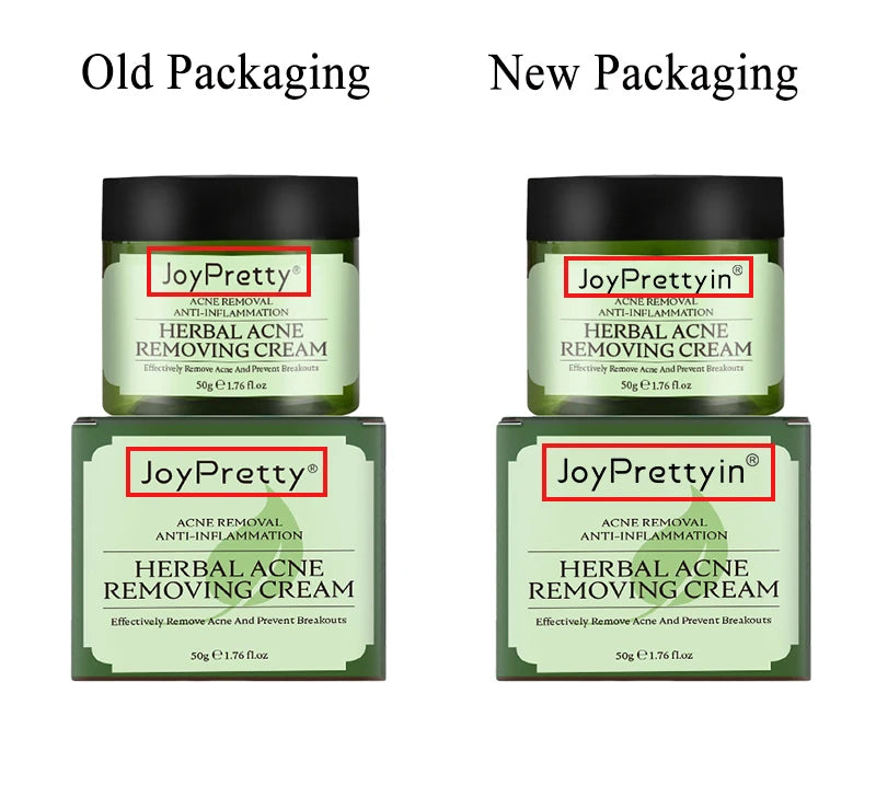 Herbal Acne Face Cream Pimple Marks Removal Oil Control Moisturizing Pockmark Smooth Facial Creams Skin Care Products JoyPretty