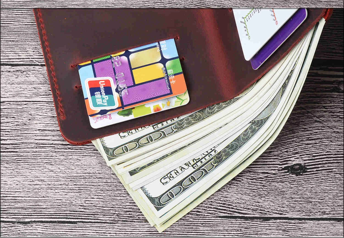 Genuine Leather Clutch Wallets Bifold Purse Vintage Crazy Horse Leather Men wallets Retro Coin Pocket Women Men Wallets