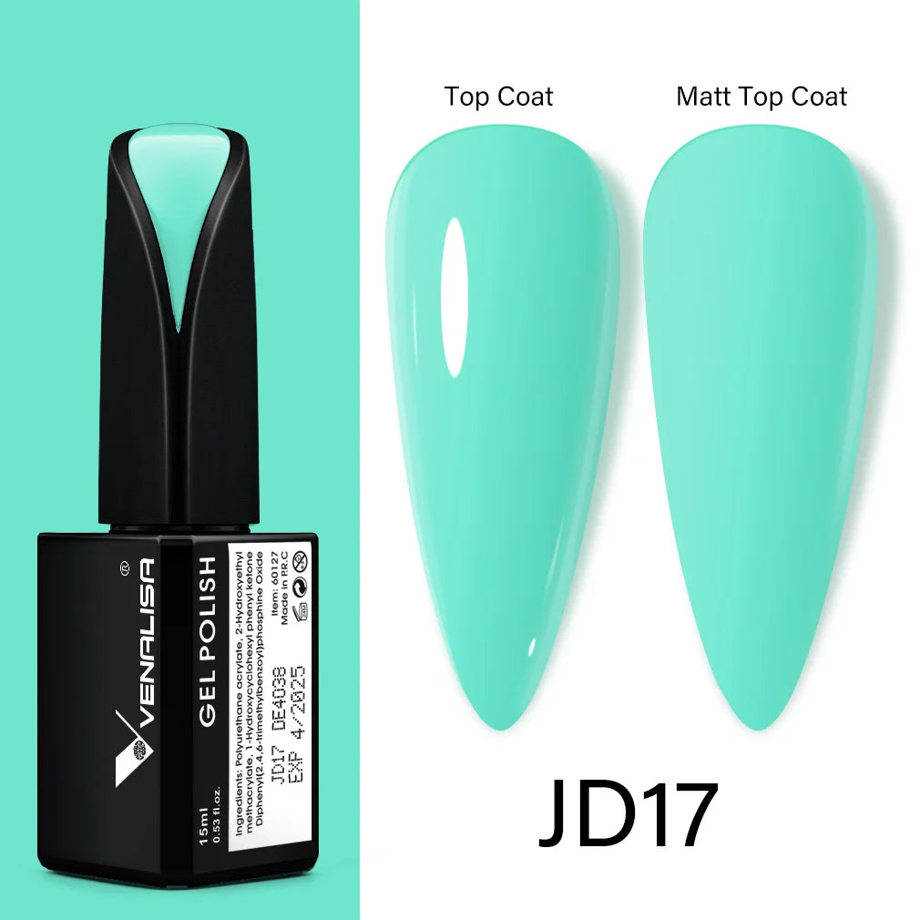 Venalisa 15ml Nail Prep Dehydrator Fast Dry Acid-Free Primer Bond Natural for Builder Jelly Gel Nail Gel Polish Color GelVarnish JD17