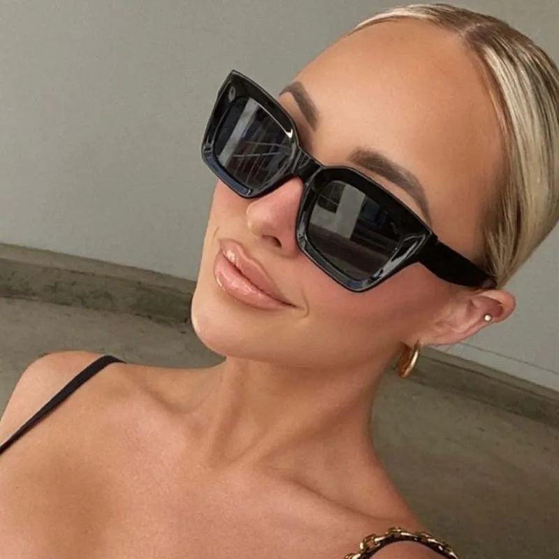 Retro Square Sunglasses Women Men Designer Vintage Sun Glasses Female Male Fashion Mirror Punk Outdoor Shades Oculos De Sol