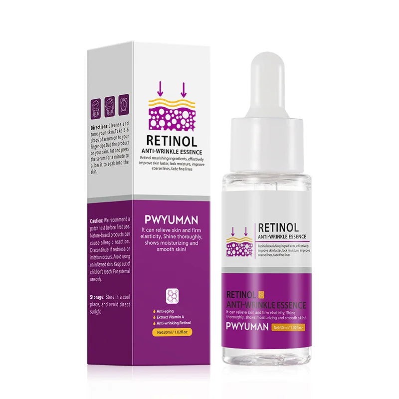 Retinol Against Wrinkles Serum Remove Wrinkle Firming Fade Fine Lines Anti Aging Improve Laugh Line Moisturizing Skin Care Korea