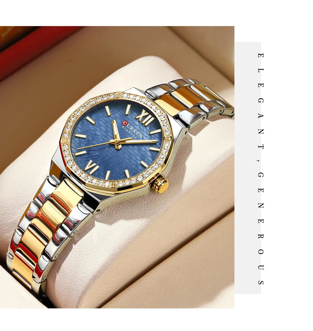 CURREN 2025 Casual Ladies Quartz Wrist Watch Luminous Bracelet Women Watch Clock Luxury Brand Design Women Montre Femme Reloj