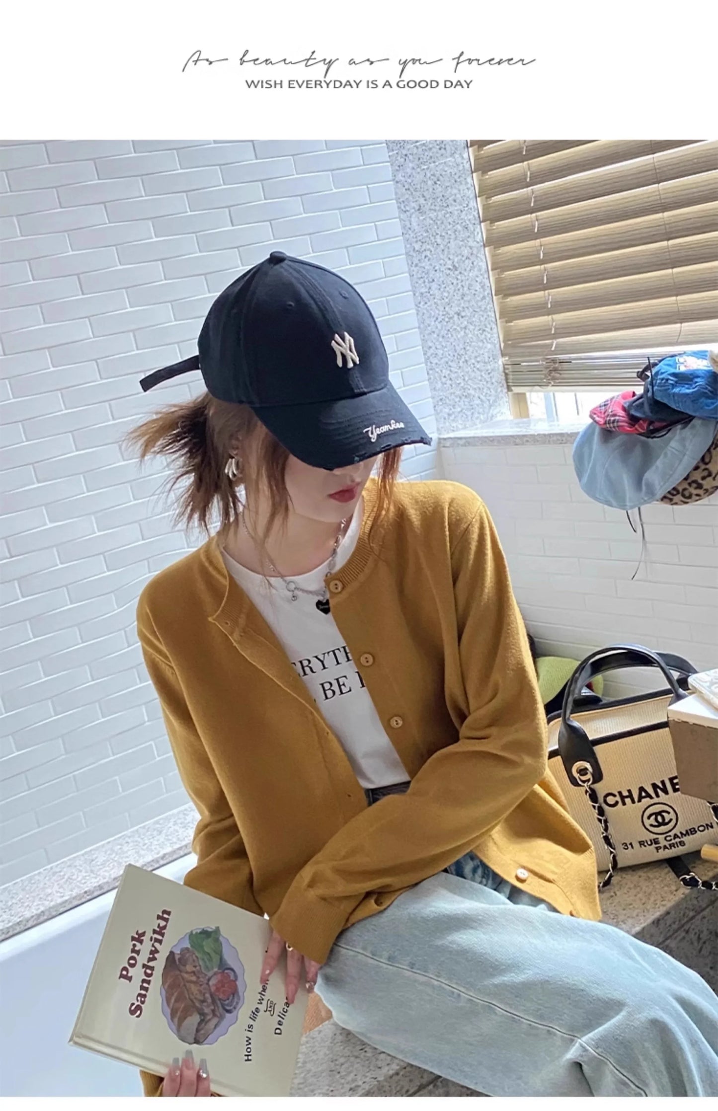 New 2025 Spring Summer Knit Cardigan O-Neck Solid Color Fashion High-Grade Comfortable Slim Casual Knitwear Tops